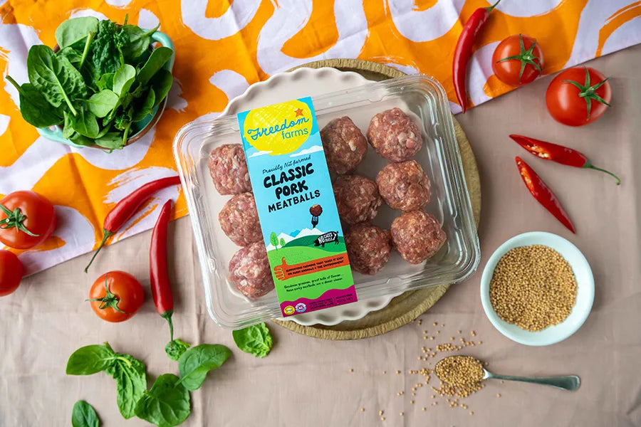 Pork meatballs tesco sales