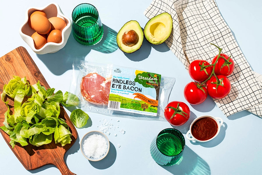 Freedom Farms Rindless Eye Bacon 250g
