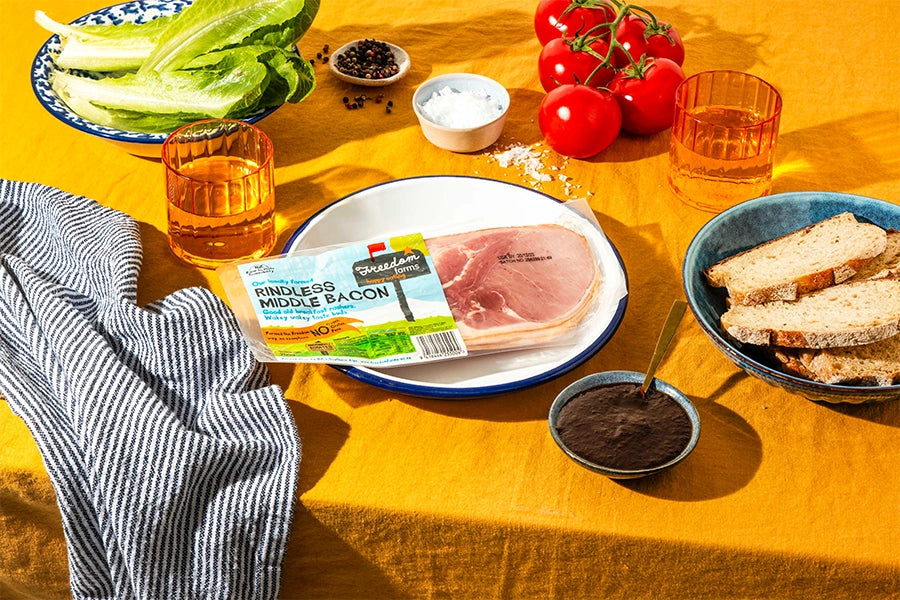 Freedom Farms Rindless Middle Bacon 200g