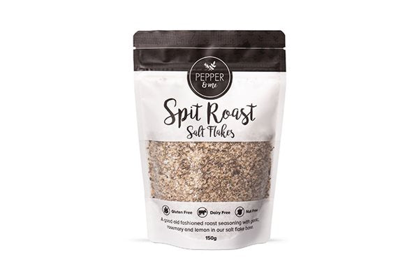 pouch of salt flakes