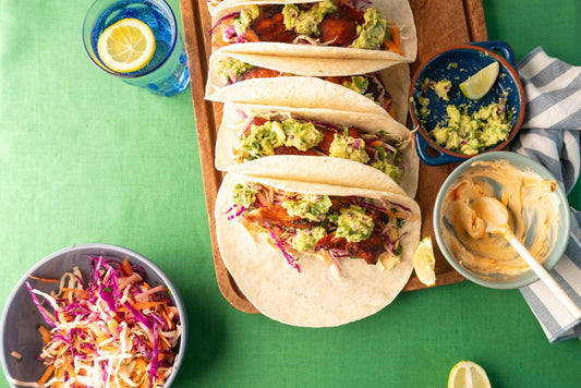 BBQ Pork Belly Soft Tacos