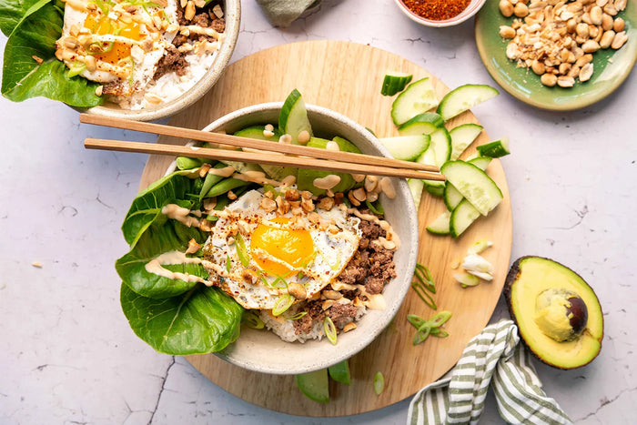 Korean Mince Beef Bowls