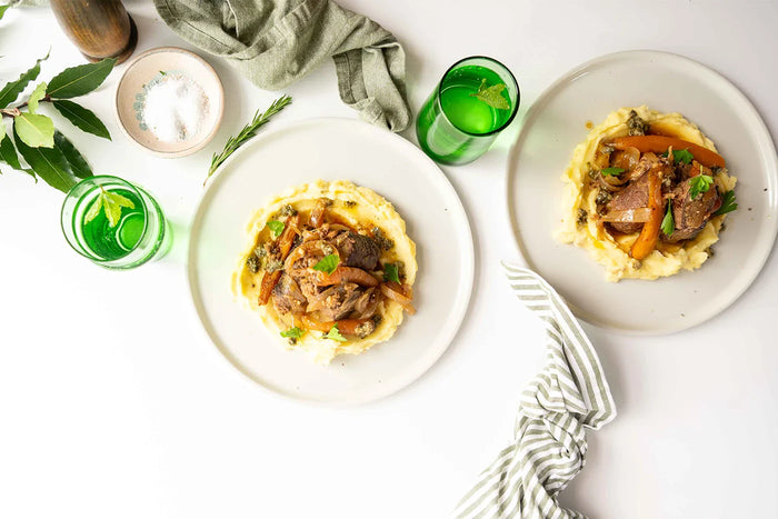 Beef Olives with Mash