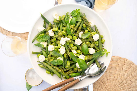Bowl of green vegetables