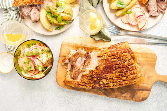 Pork Belly with pickled apple