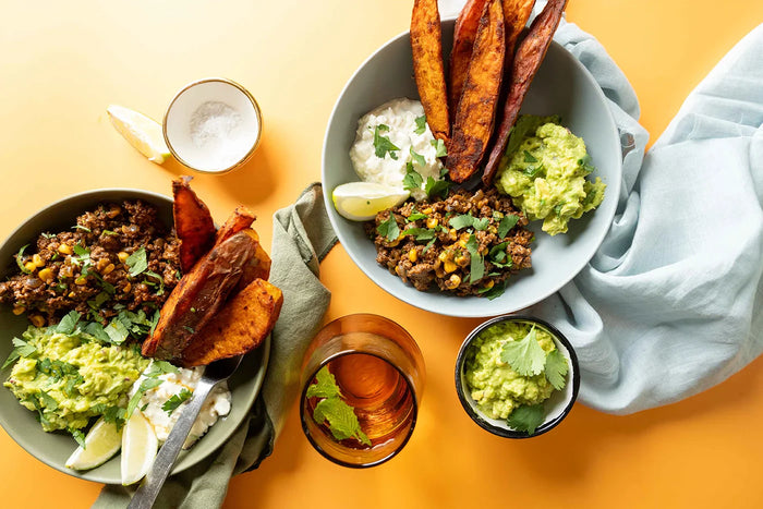Beef Protein Bowls with Hot Honey