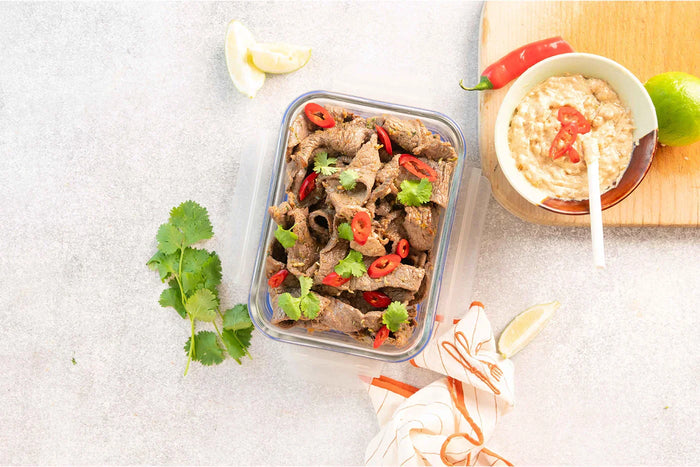 Batch and Freeze Beef Satay with Pean...
