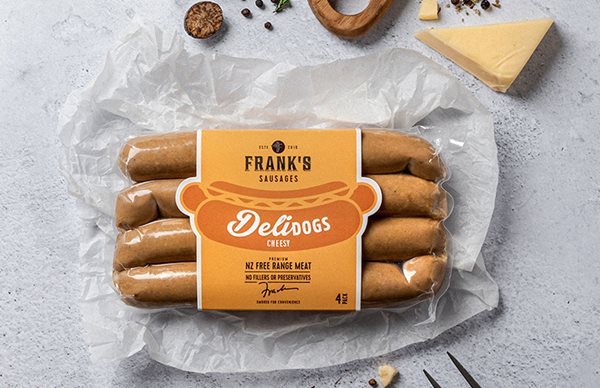 FROZEN Frank's Cheesy Deli Dogs